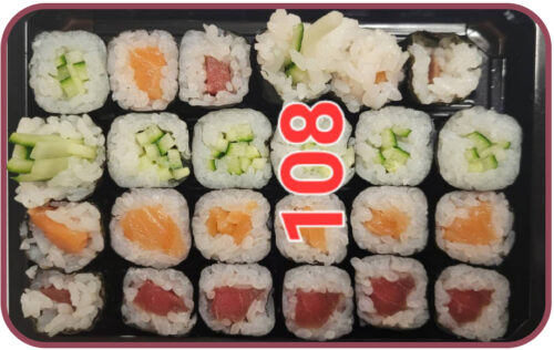 108.  Thunfisch, Gurken, Lachs, 24 .St